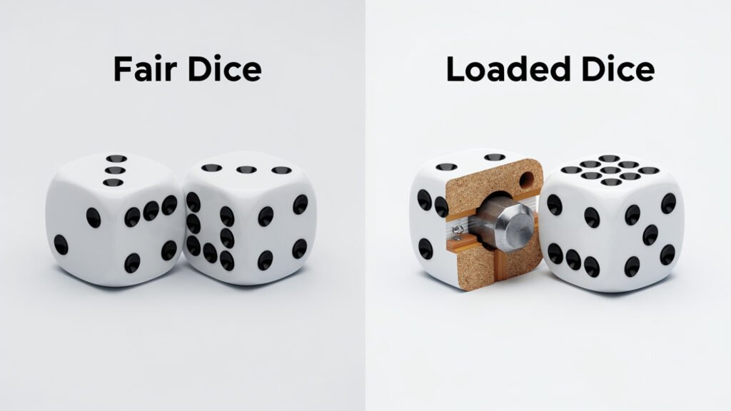 Fair Dice vs Loaded Dice and How to Tell the difference Dice vs Fair Loaded Dice