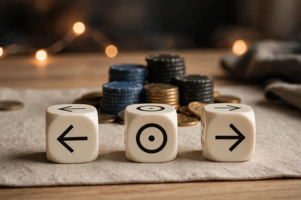 Playing the Left Center Right Dice Game and Learning the Rules